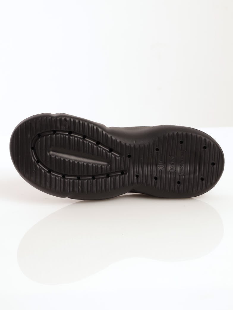 Men's Fully Moulded Slide Sandal - Black