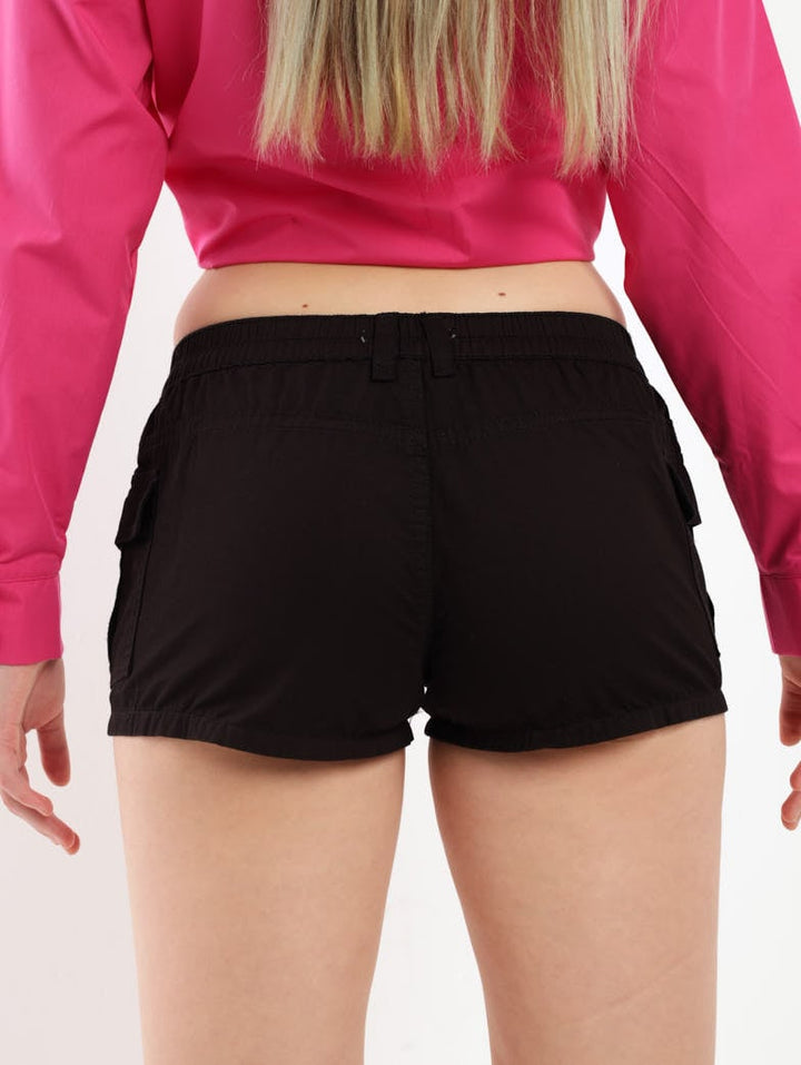 Ladies Low-Rise Utility Short - Black
