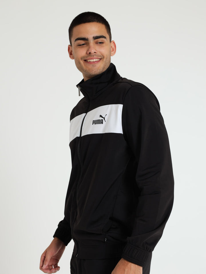 Poly Tracksuit Set - Black/White