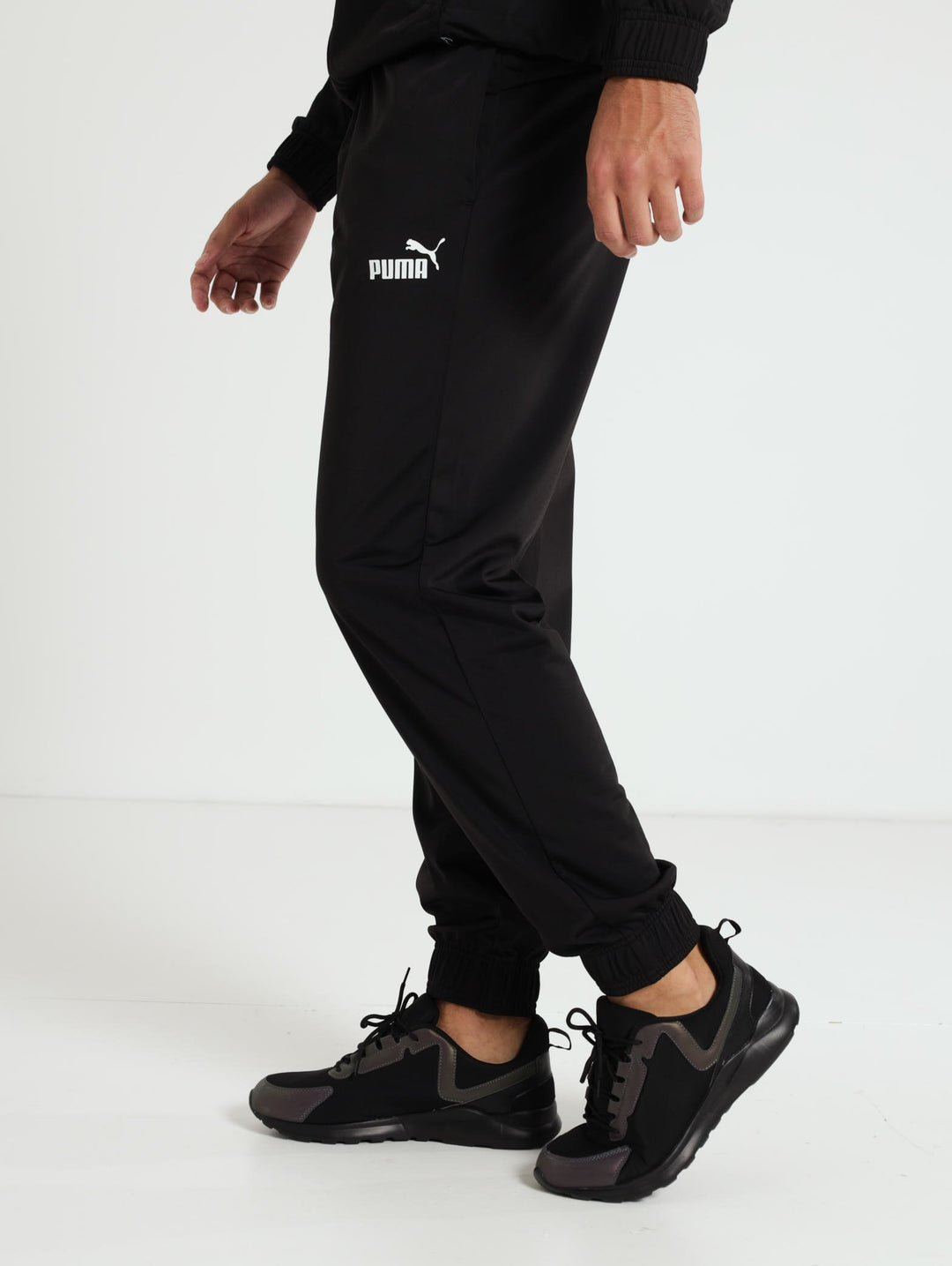 Poly Tracksuit Set - Black/White