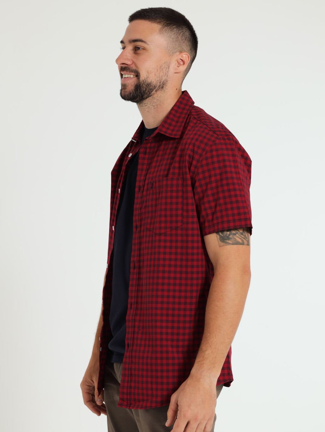 Small Gingham Shirt - Red