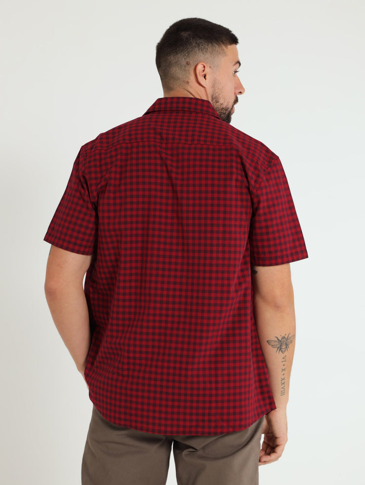 Small Gingham Shirt - Red