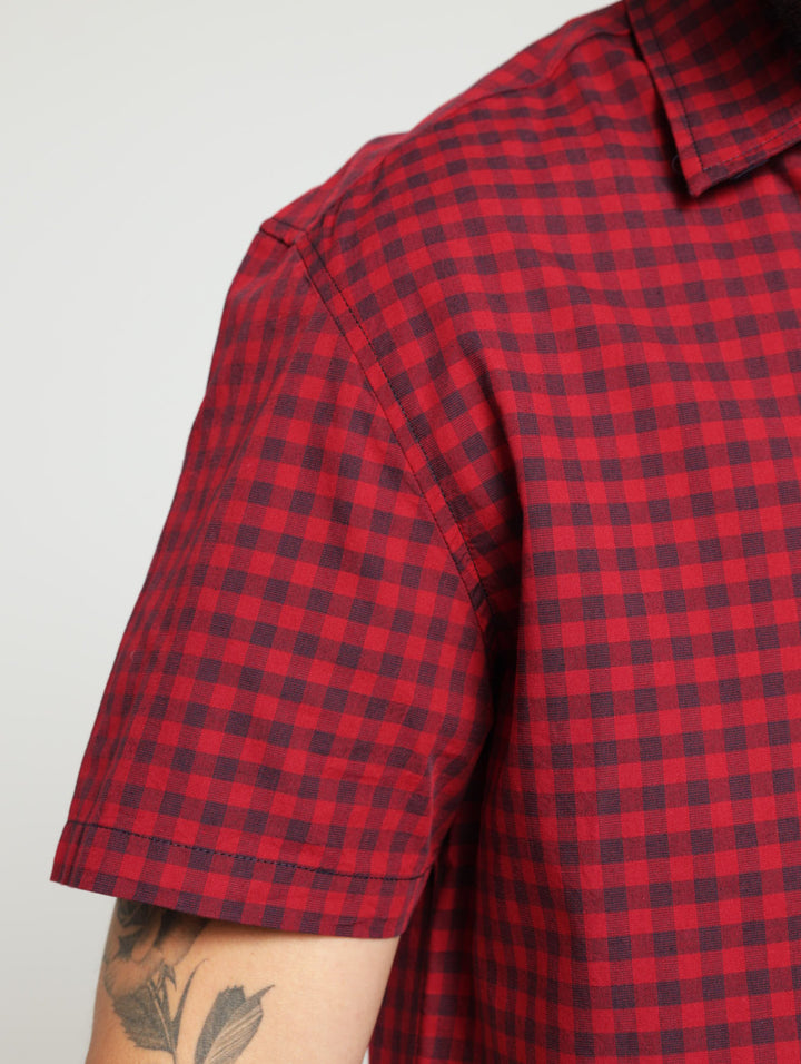 Small Gingham Shirt - Red