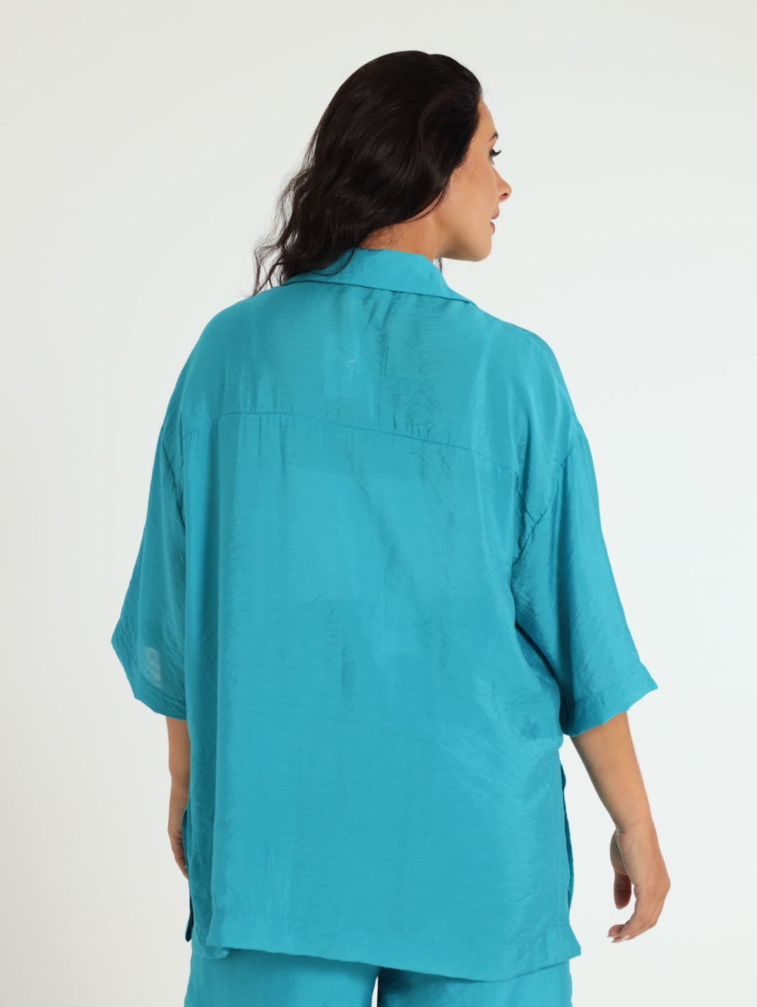 Oversized Satin Shirt