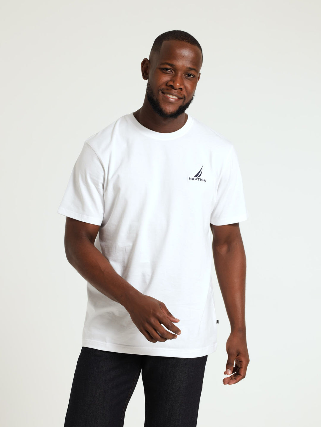 Beck Core Embroided Tee - White