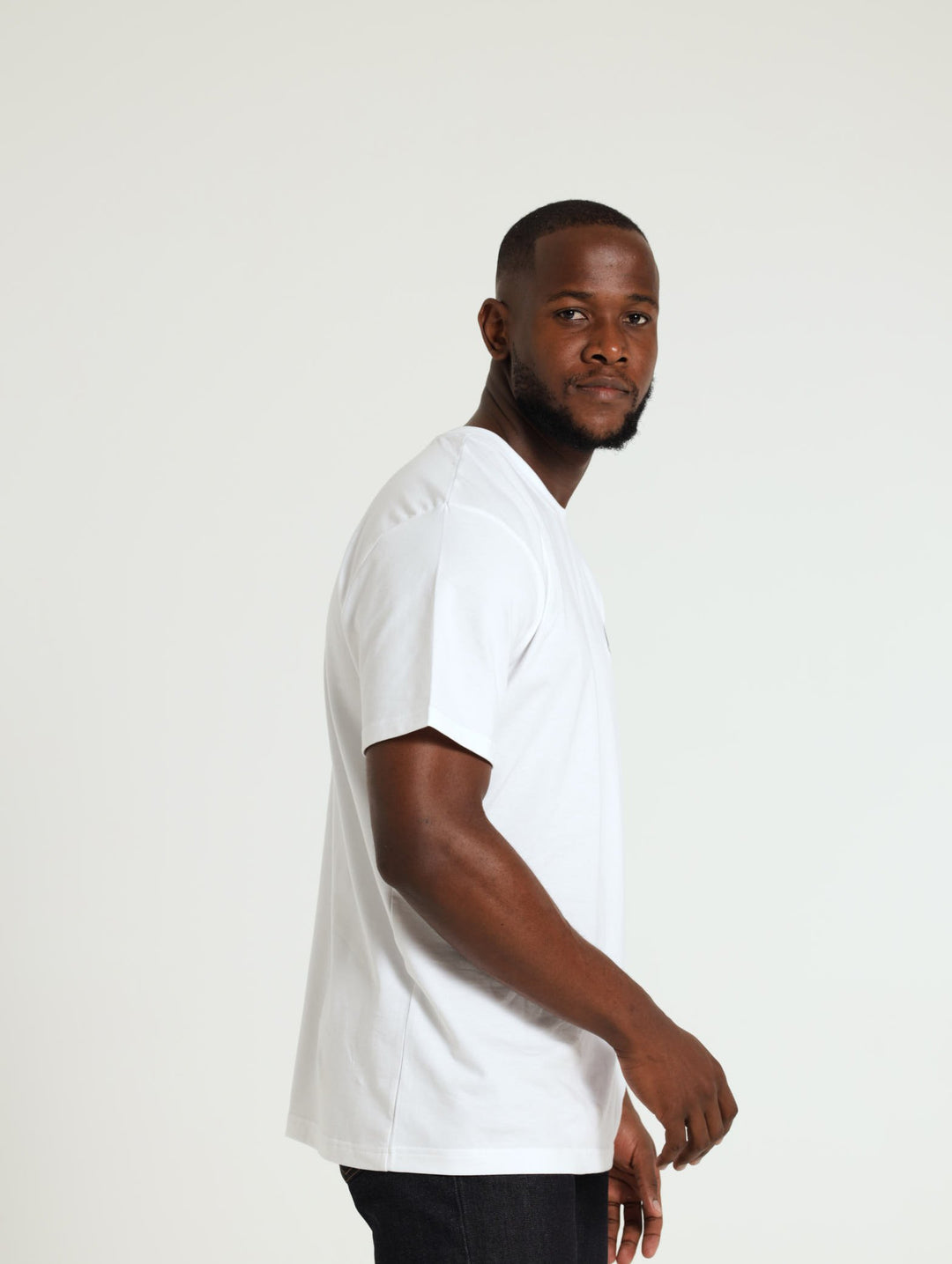 Beck Core Embroided Tee - White