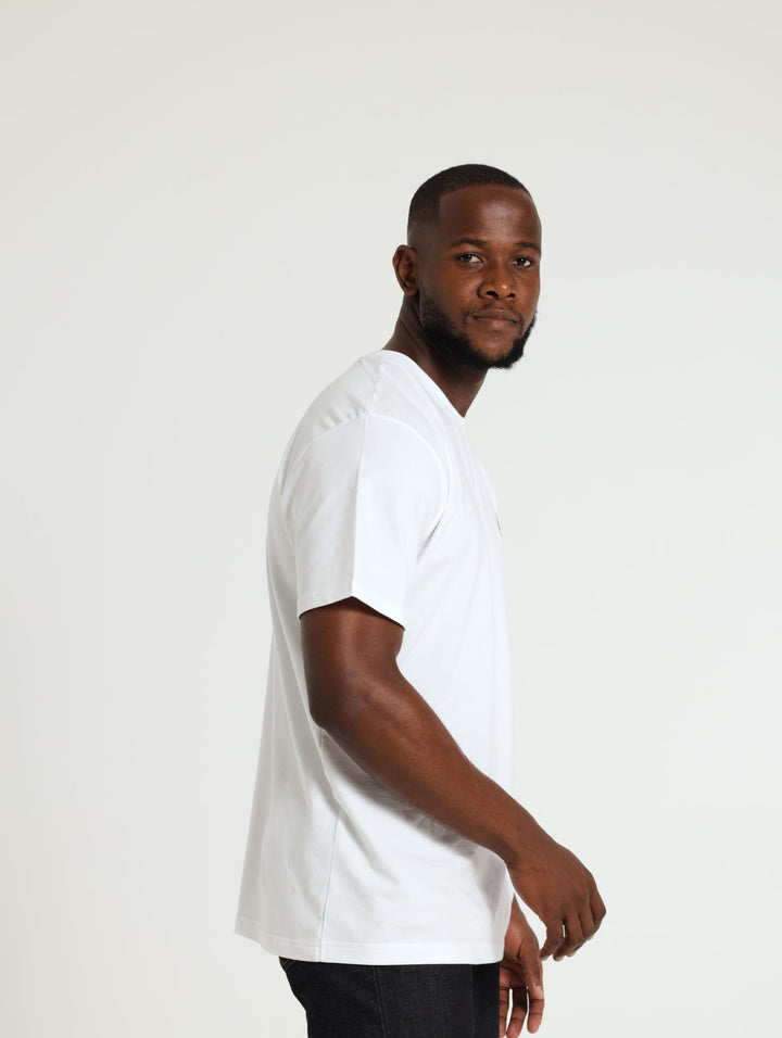 Beck Core Embroided Tee - White