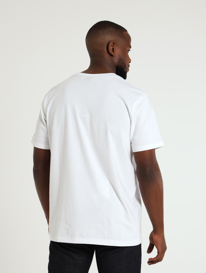Beck Core Embroided Tee - White