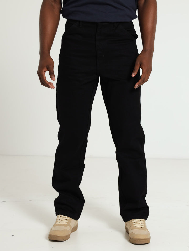 Boss Of The Road Straight Denim Jean - Black