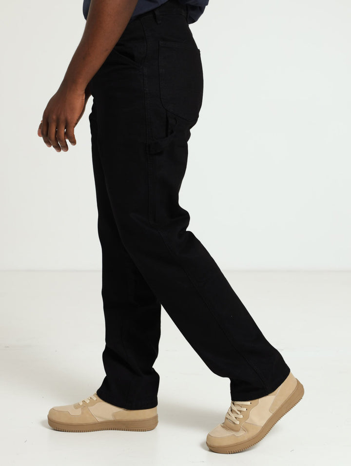 Boss Of The Road Straight Denim Jean - Black