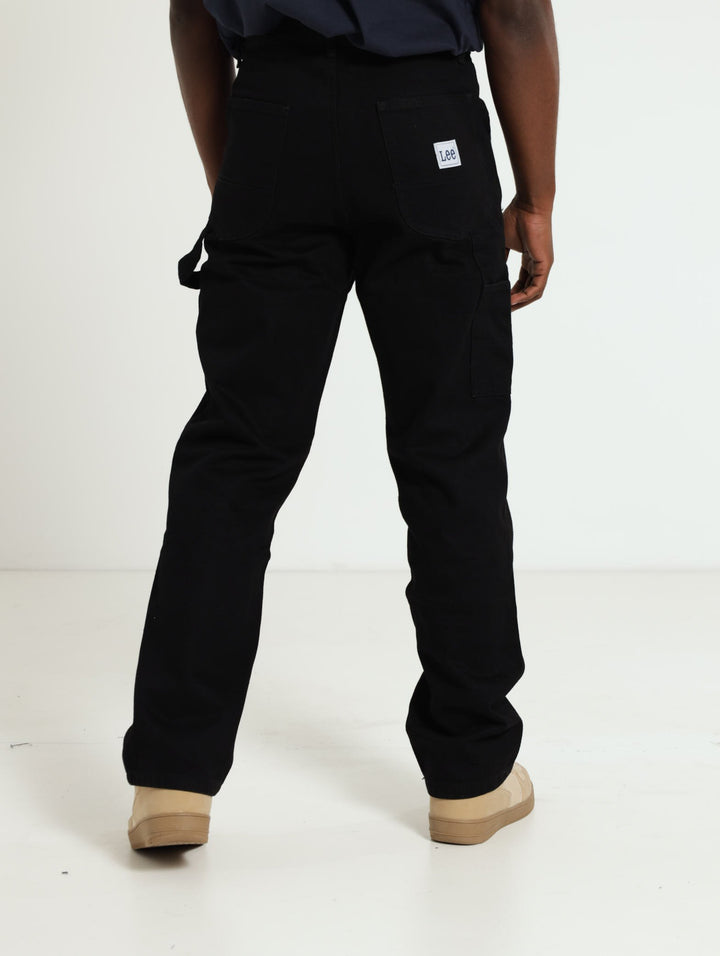 Boss Of The Road Straight Denim Jean - Black