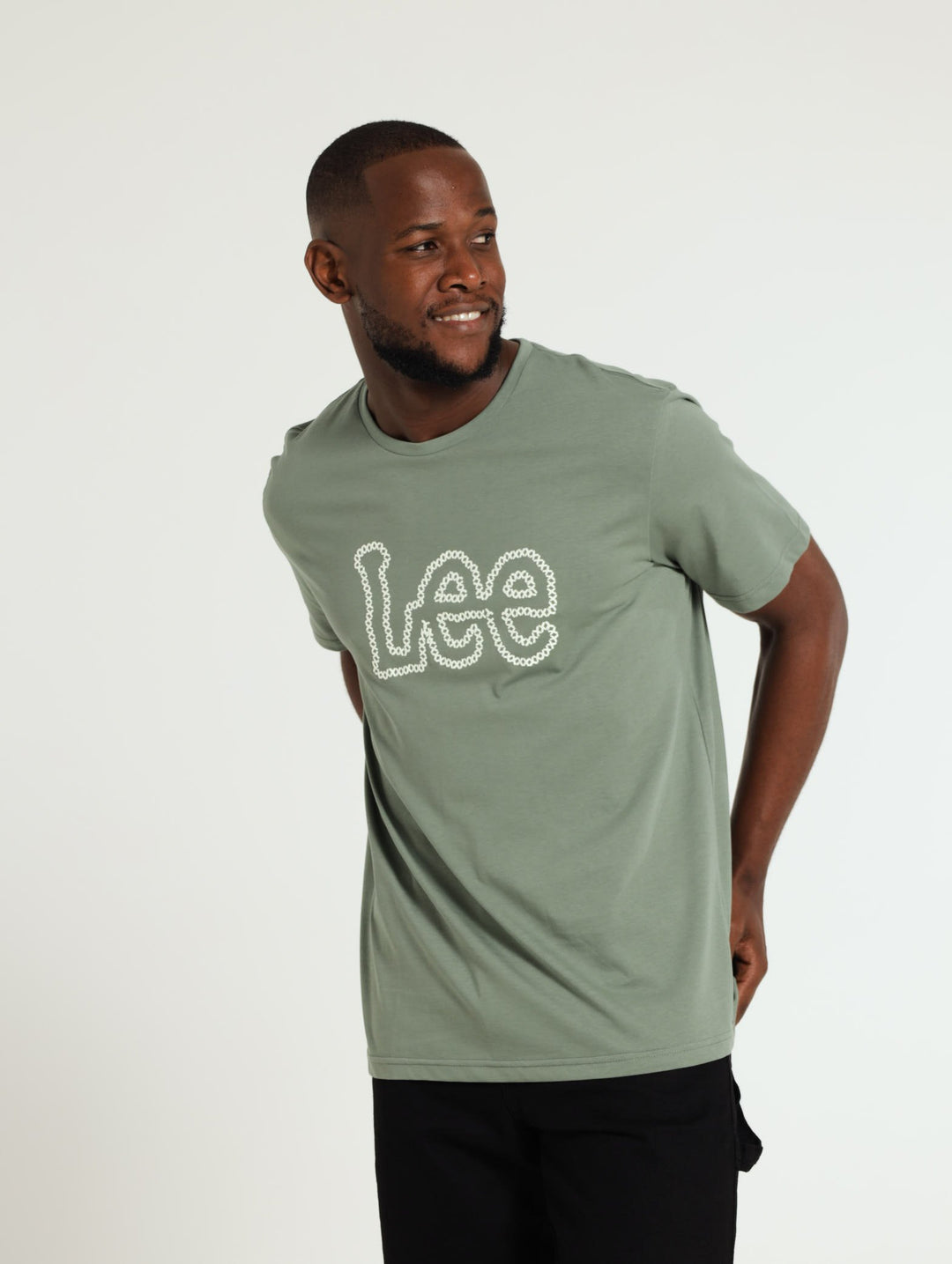 Puff Print Tee - Sage
