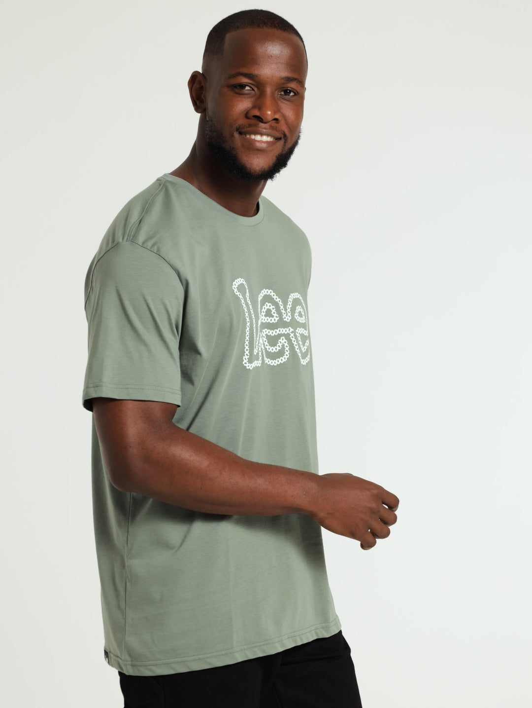 Puff Print Tee - Sage