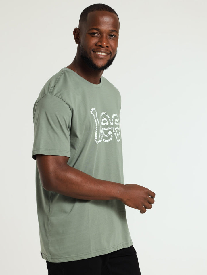 Puff Print Tee - Sage