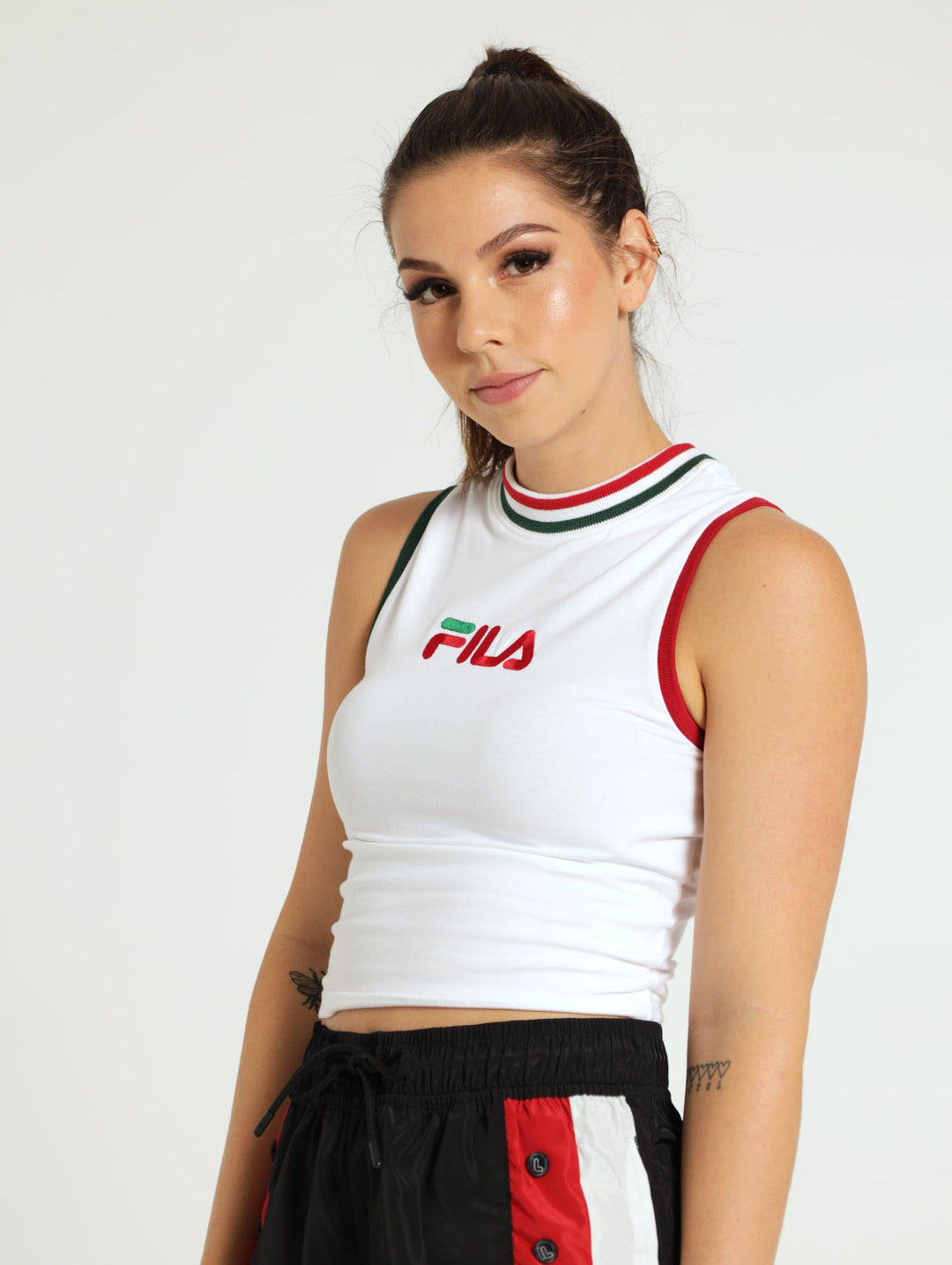 Aspen Vest Top - White