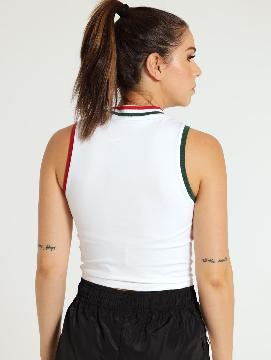 Aspen Vest Top - White