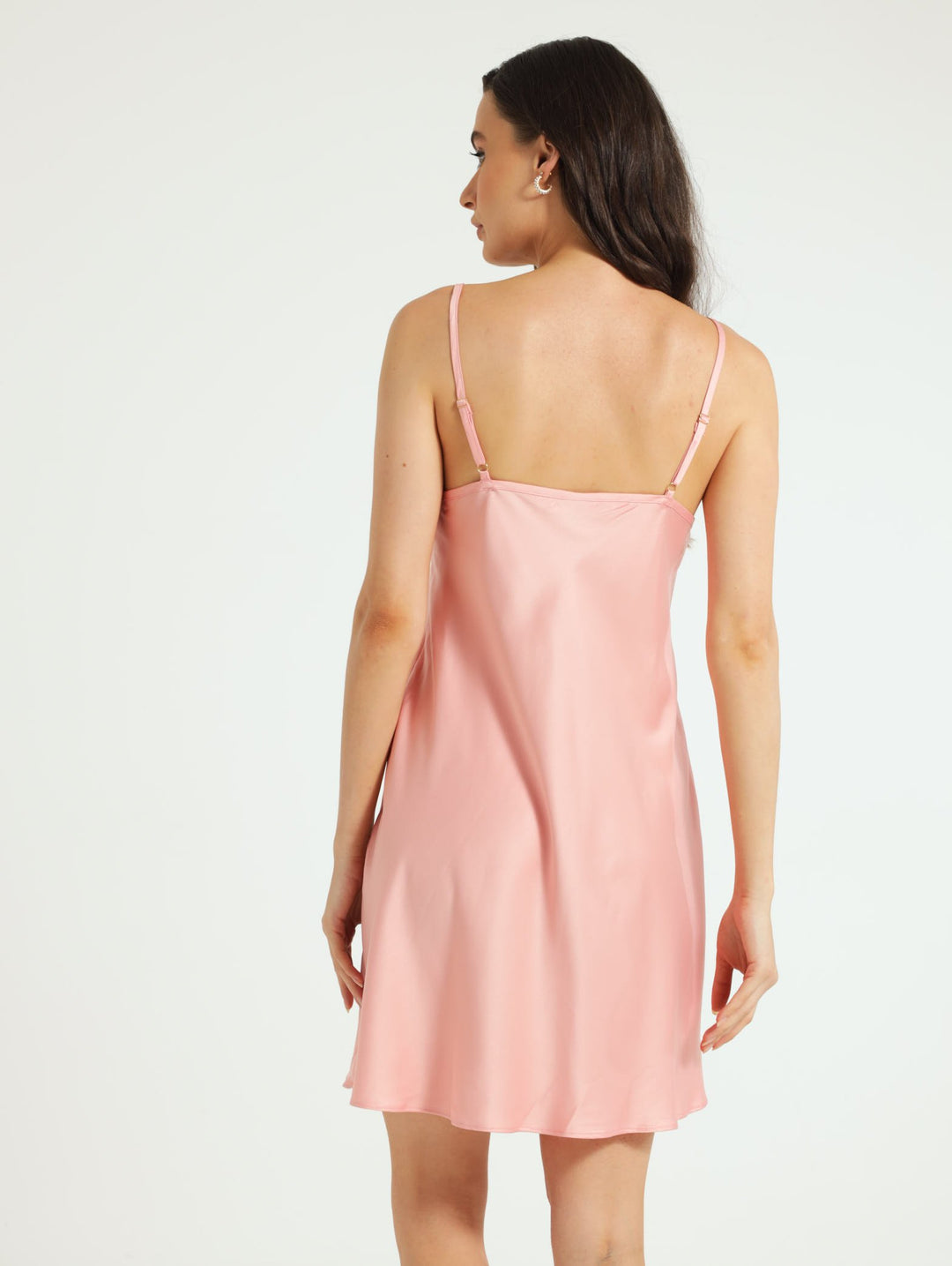 Floral Gown & Chemise Set - Pink