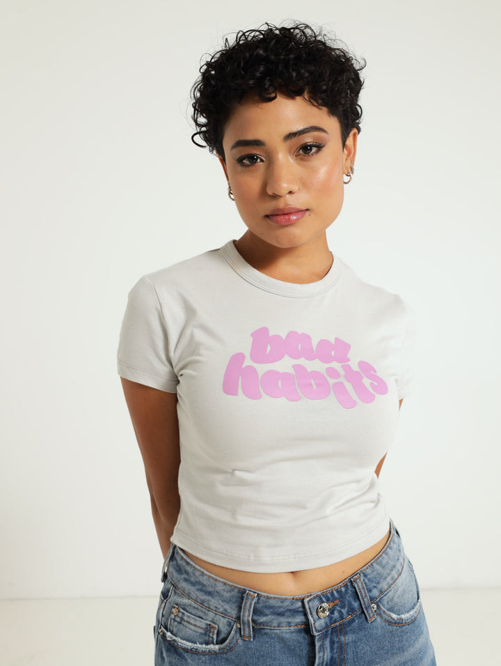 Babygal Baby Tee - Grey