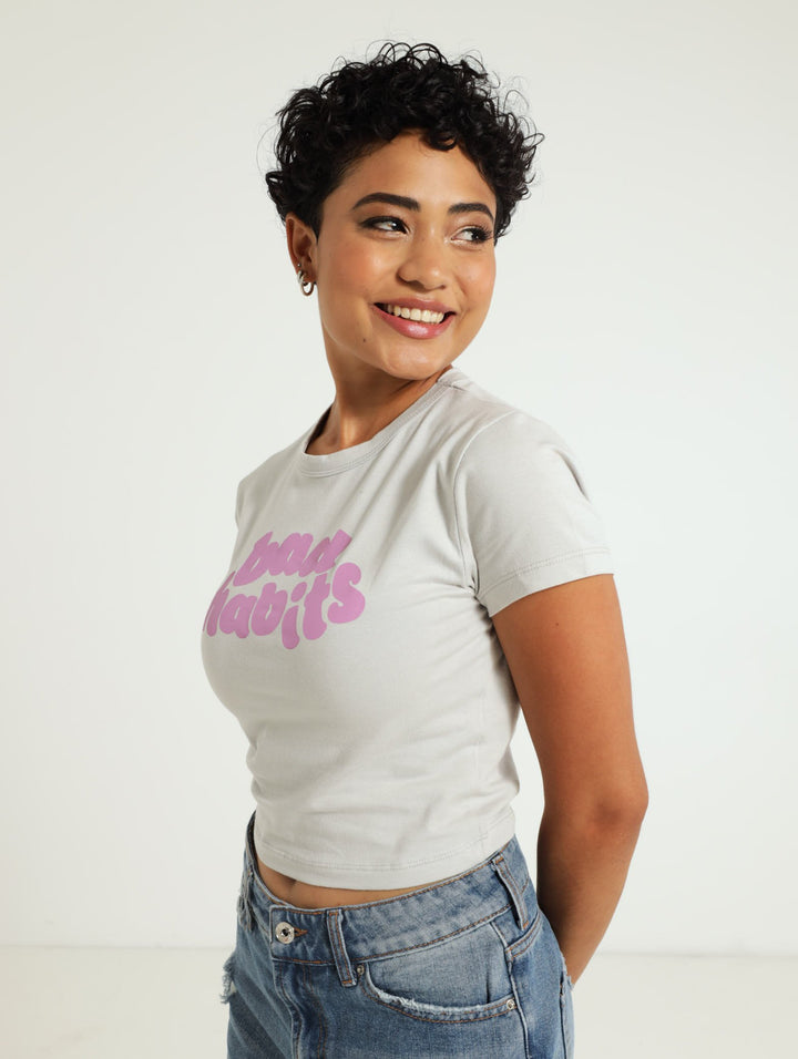 Babygal Baby Tee - Grey