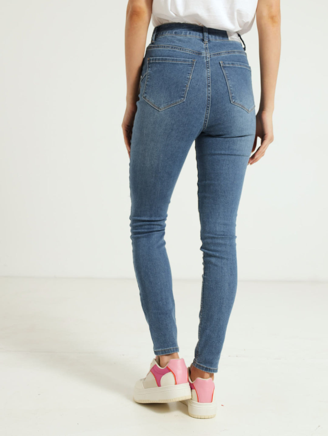 Rip & Repair Skinny Jean - Stonewash