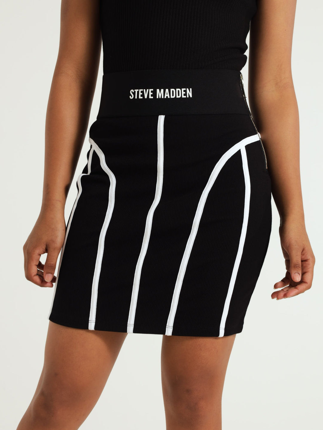 Tayla Bodycon Mini Skirt- Black