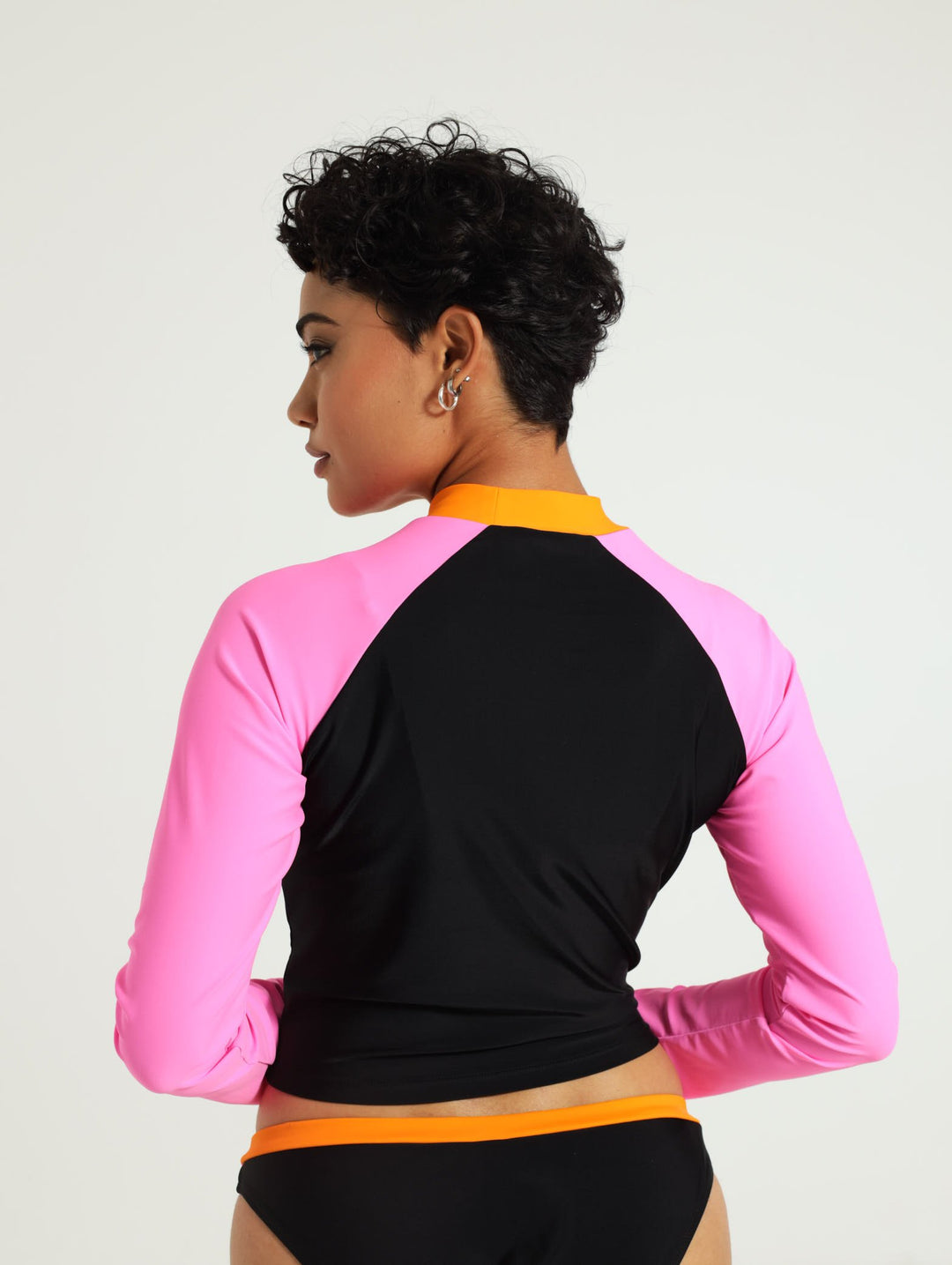 Long Sleeve Rash Vest - Black