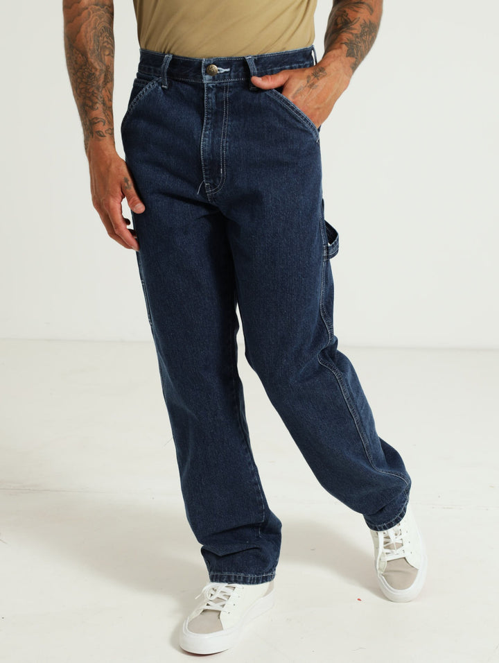 Boss Of The Road Straight Denim Jean - Dark Indigo