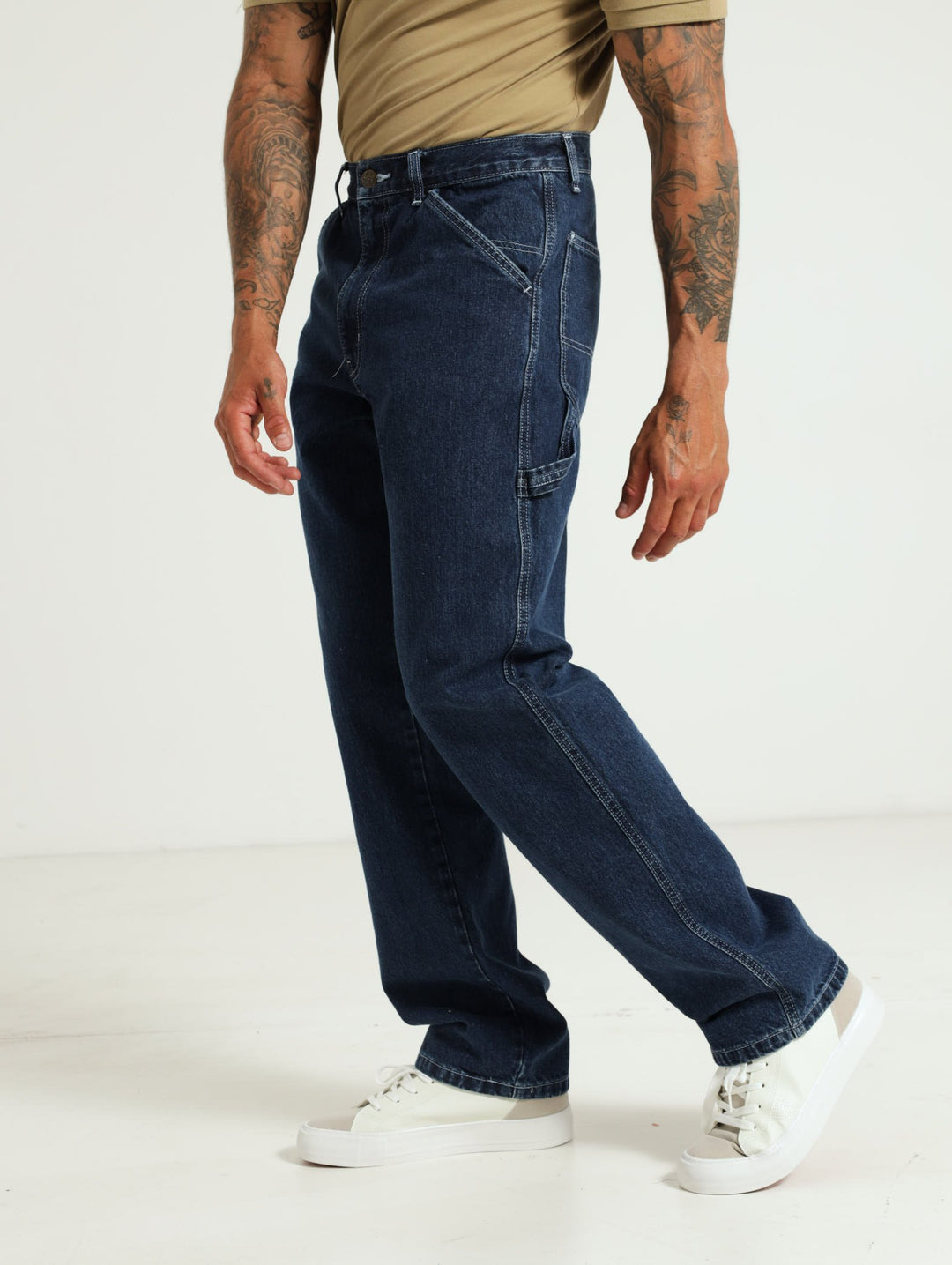 Boss Of The Road Straight Denim Jean - Dark Indigo