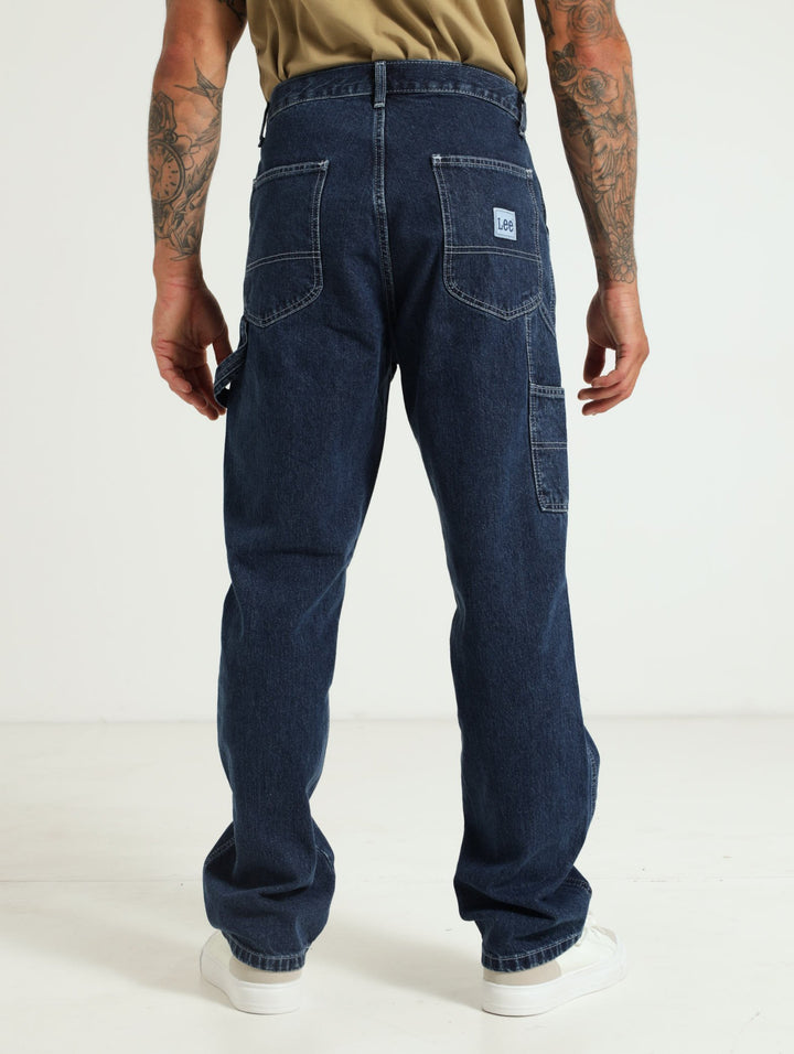 Boss Of The Road Straight Denim Jean - Dark Indigo