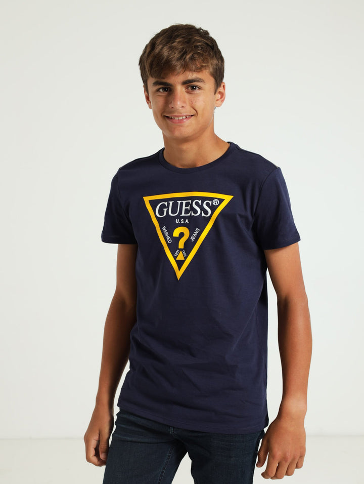 Boys Guess Tee - Navy
