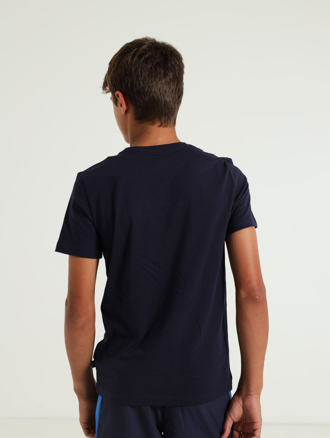 Boys No1 Logo Celeb Tee - Navy