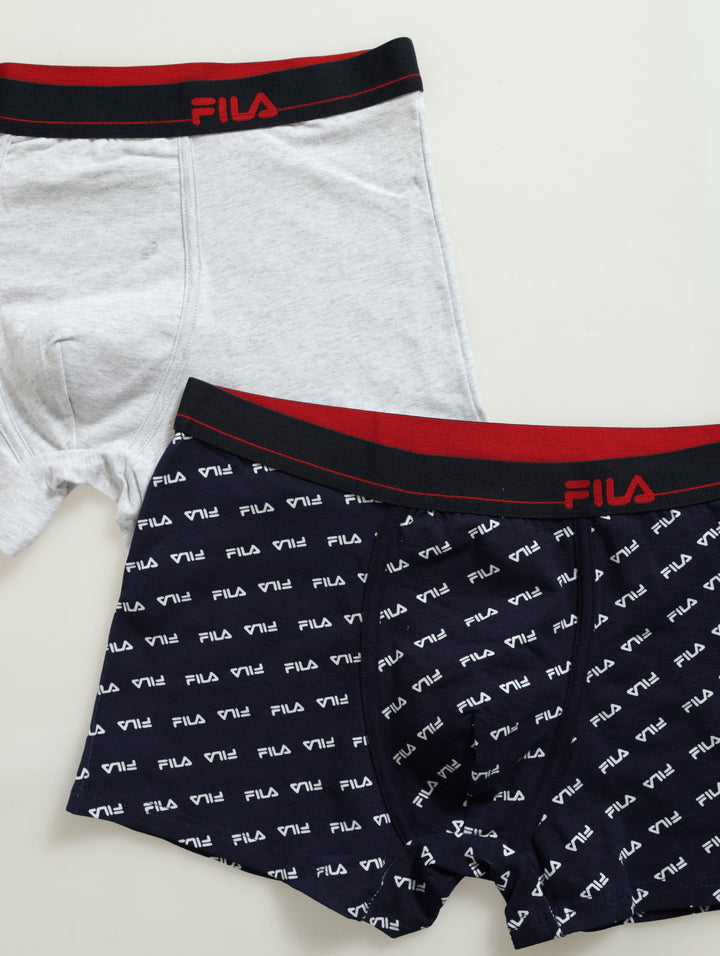 Callum 2 Pack Trunks - Navy/Grey