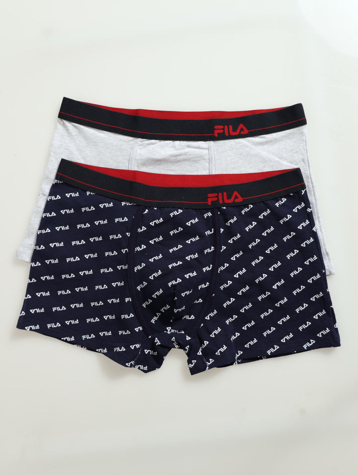 Callum 2 Pack Trunks - Navy/Grey