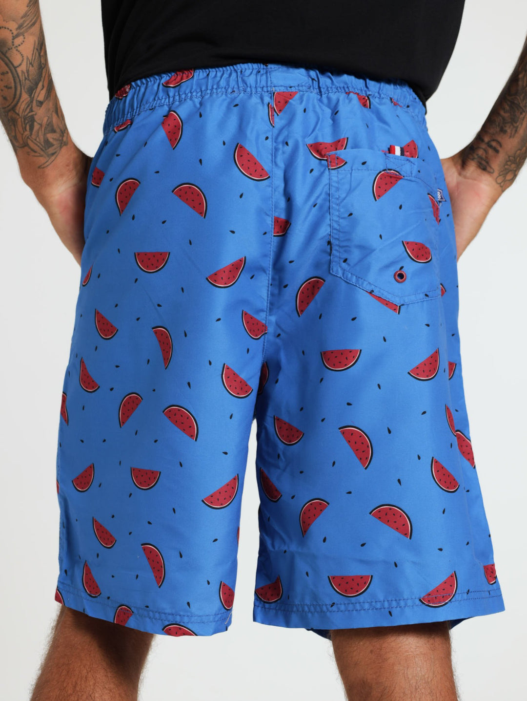Men's Printed Watermelon Short - Blue