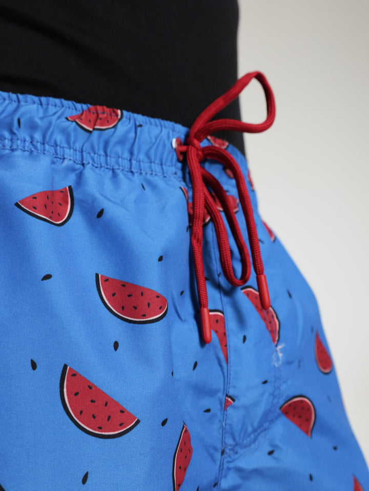Men's Printed Watermelon Short - Blue