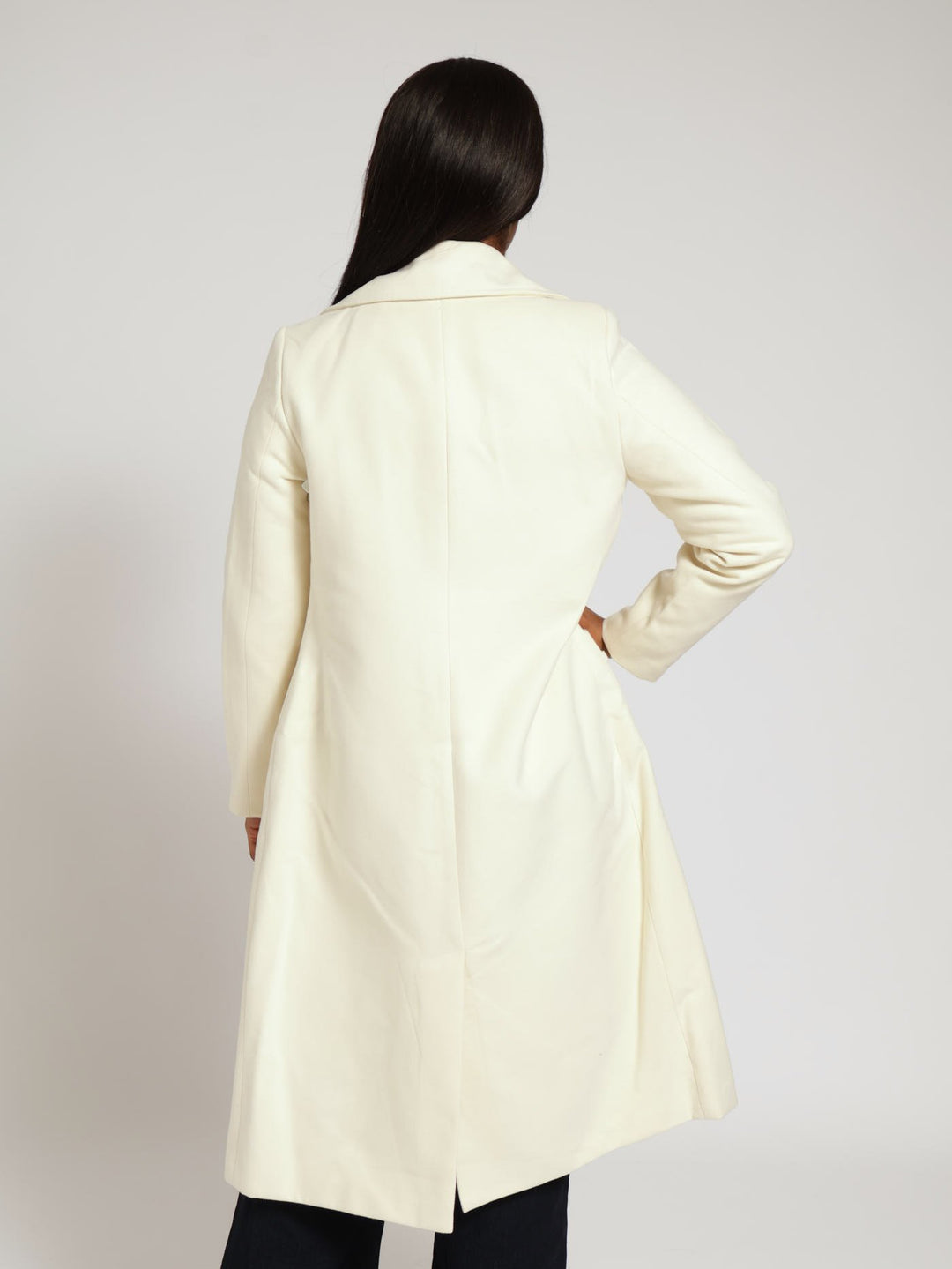 Double Breasted Luxe Coat - Beige