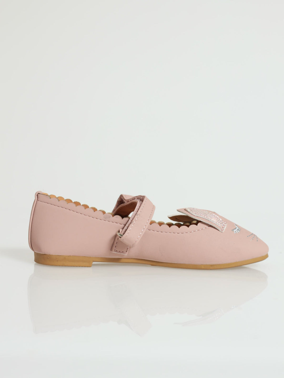 Pre-Girls Fashion Bunny Pump - Dusty Pink