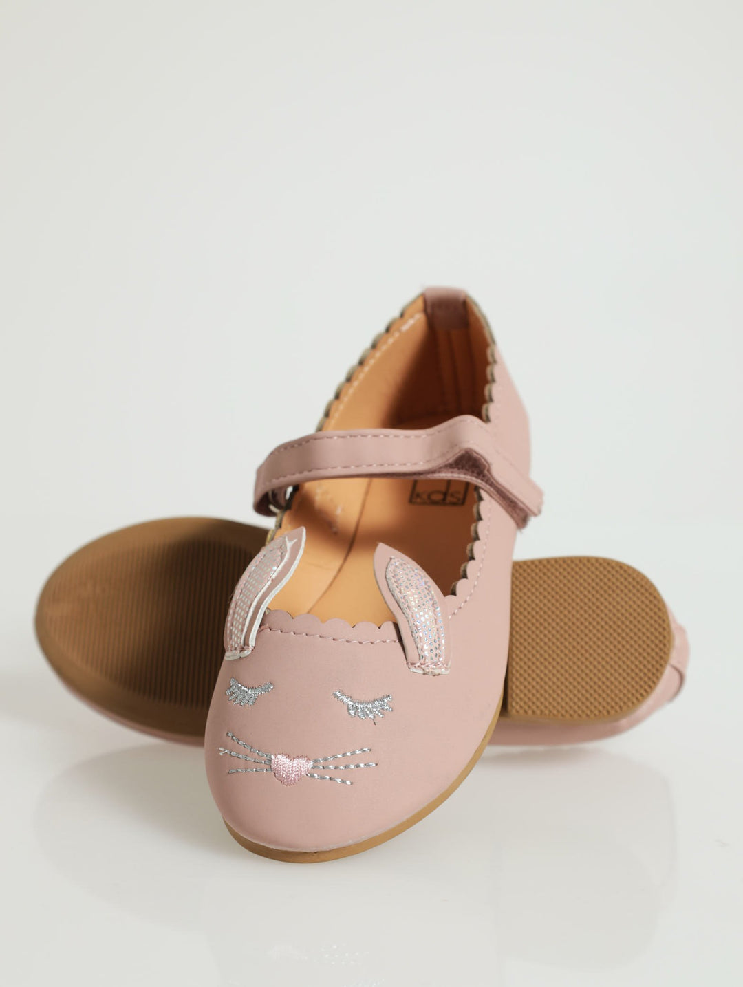 Pre-Girls Fashion Bunny Pump - Dusty Pink