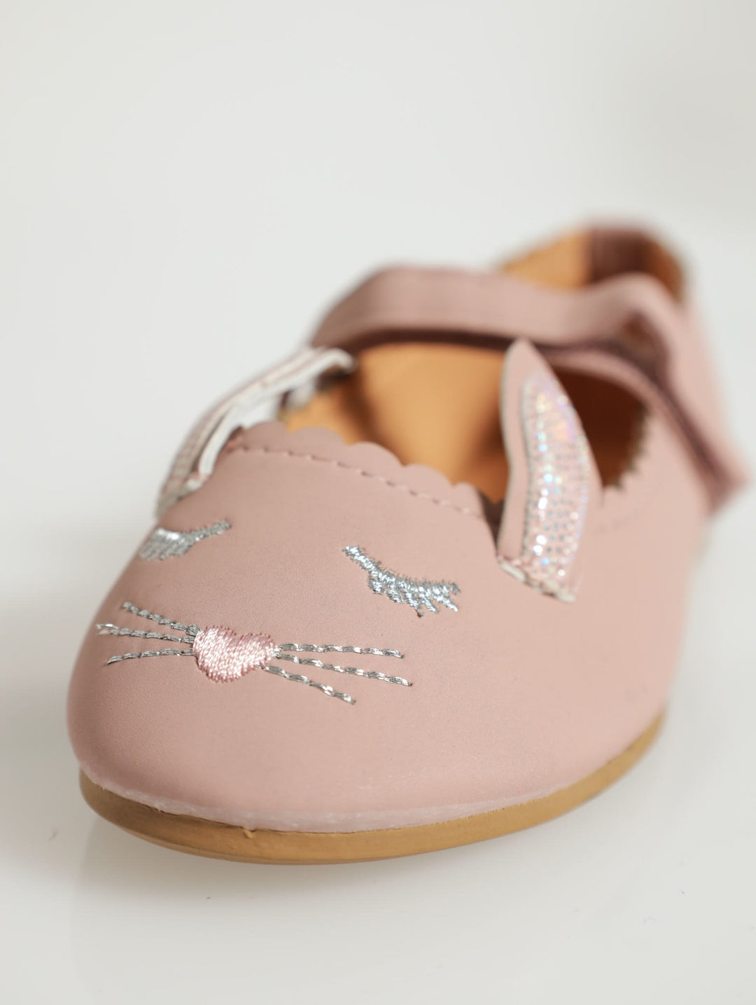 Pre-Girls Fashion Bunny Pump - Dusty Pink