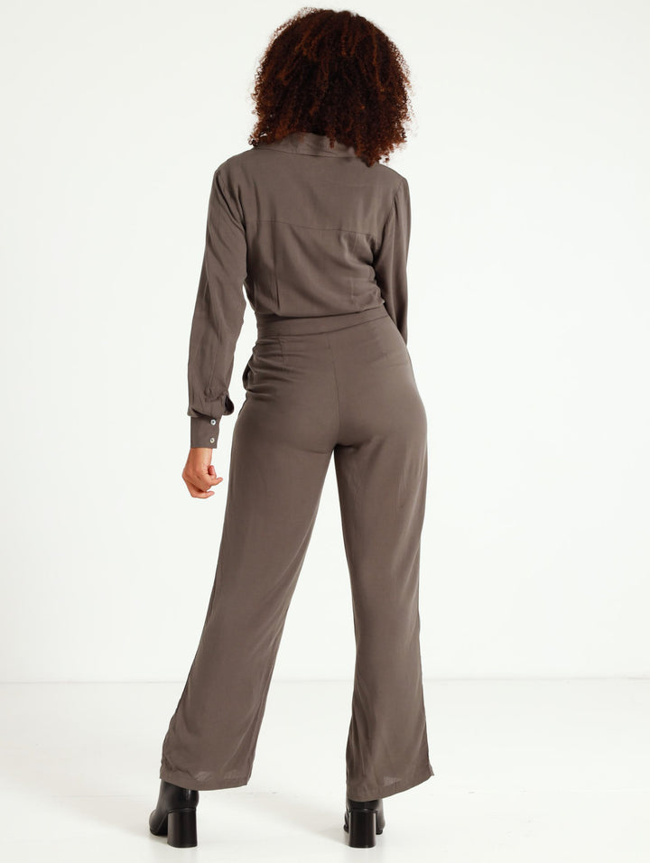 Relaxed Jumpsuit - Charcoal