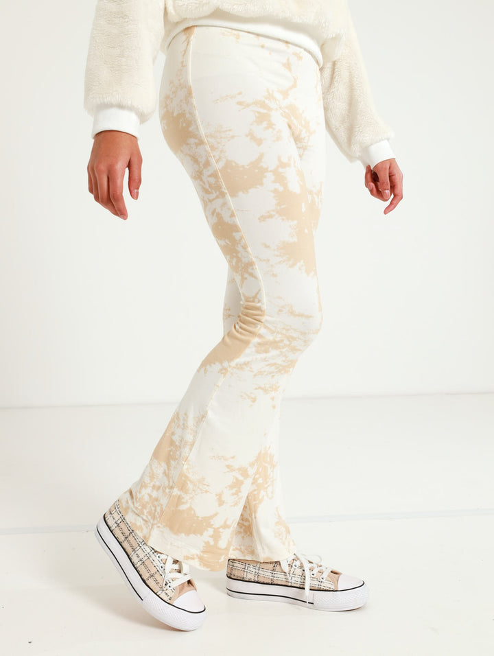 Girls Flare Tie Dye Pants