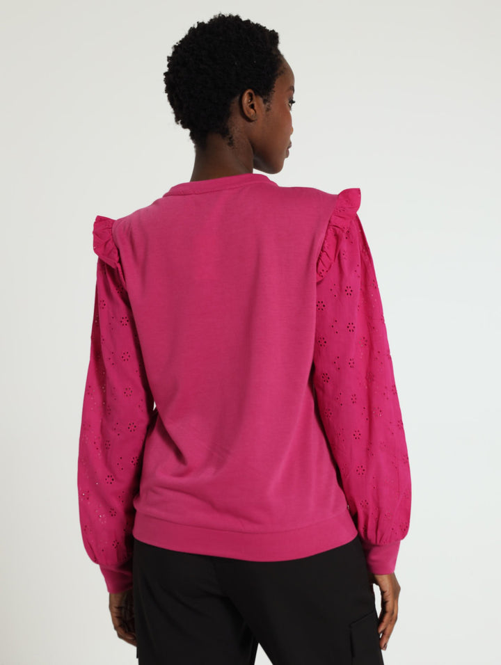 Long Sleeve Active Top - Magenta