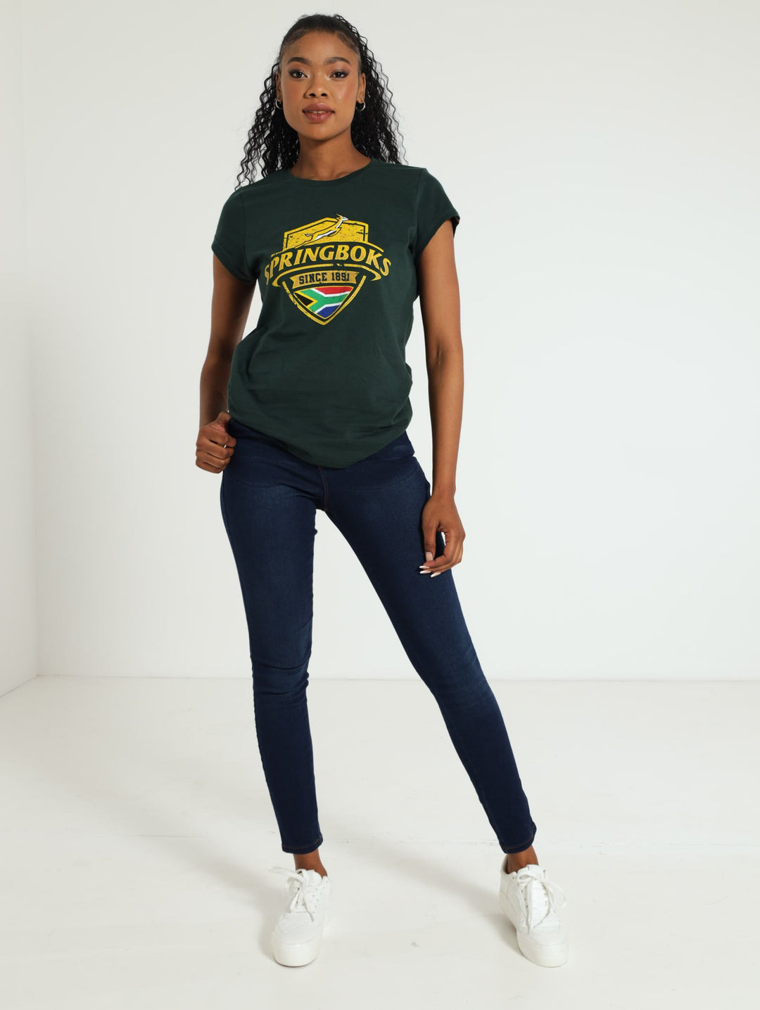 Springbok Logo Tee - Green