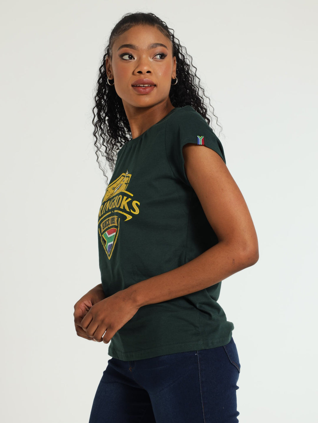 Springbok Logo Tee - Green