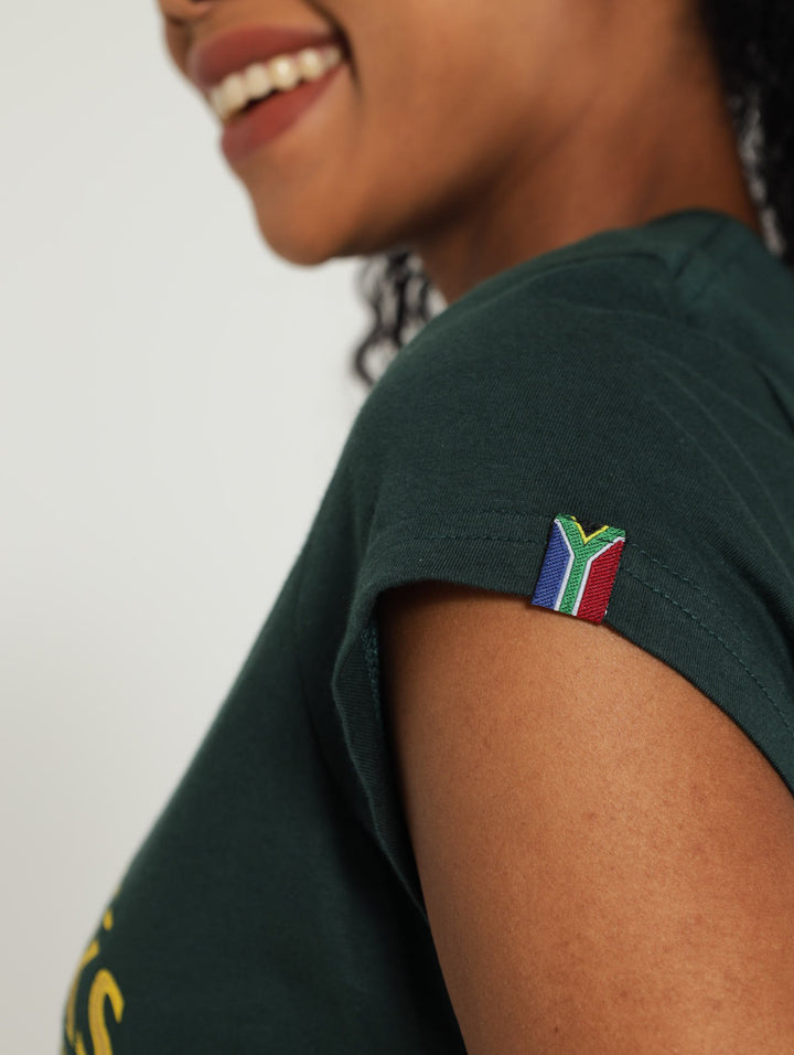 Springbok Logo Tee - Green