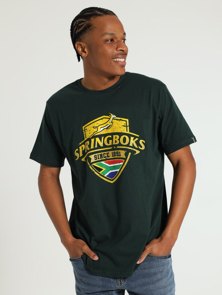 Springbok Graphic Tee - Green