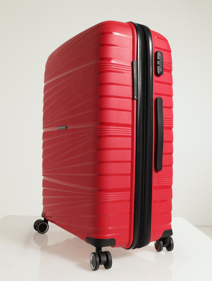 28'PC Montpellier Hard Case Luggage - Red