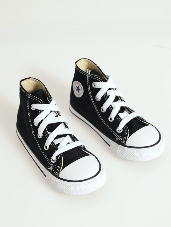 Pre-Boys All Star Hi-Top Sneaker - Black