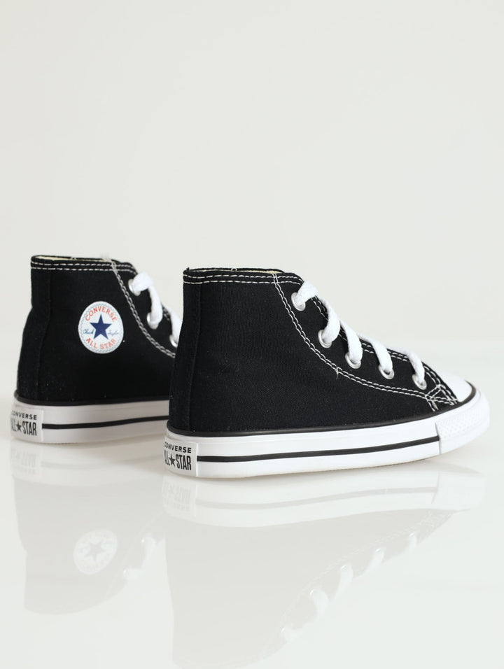 Pre-Boys All Star Hi-Top Sneaker - Black
