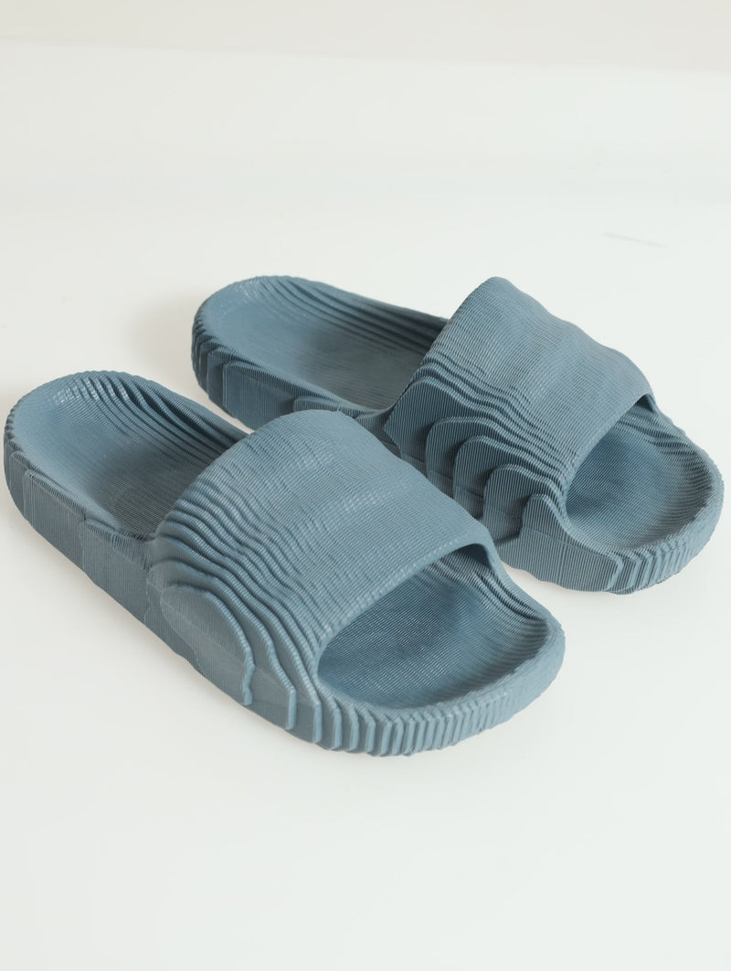 3D Blown Eva Slide Sandal - Blue